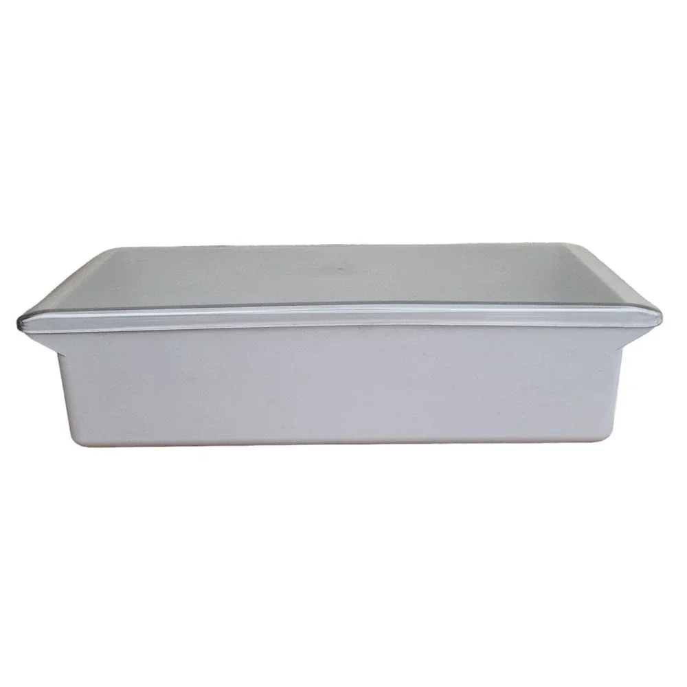 Refrigerator Dozen Egg Bin Storage‎ Removable Tray Holder Container with Lid
